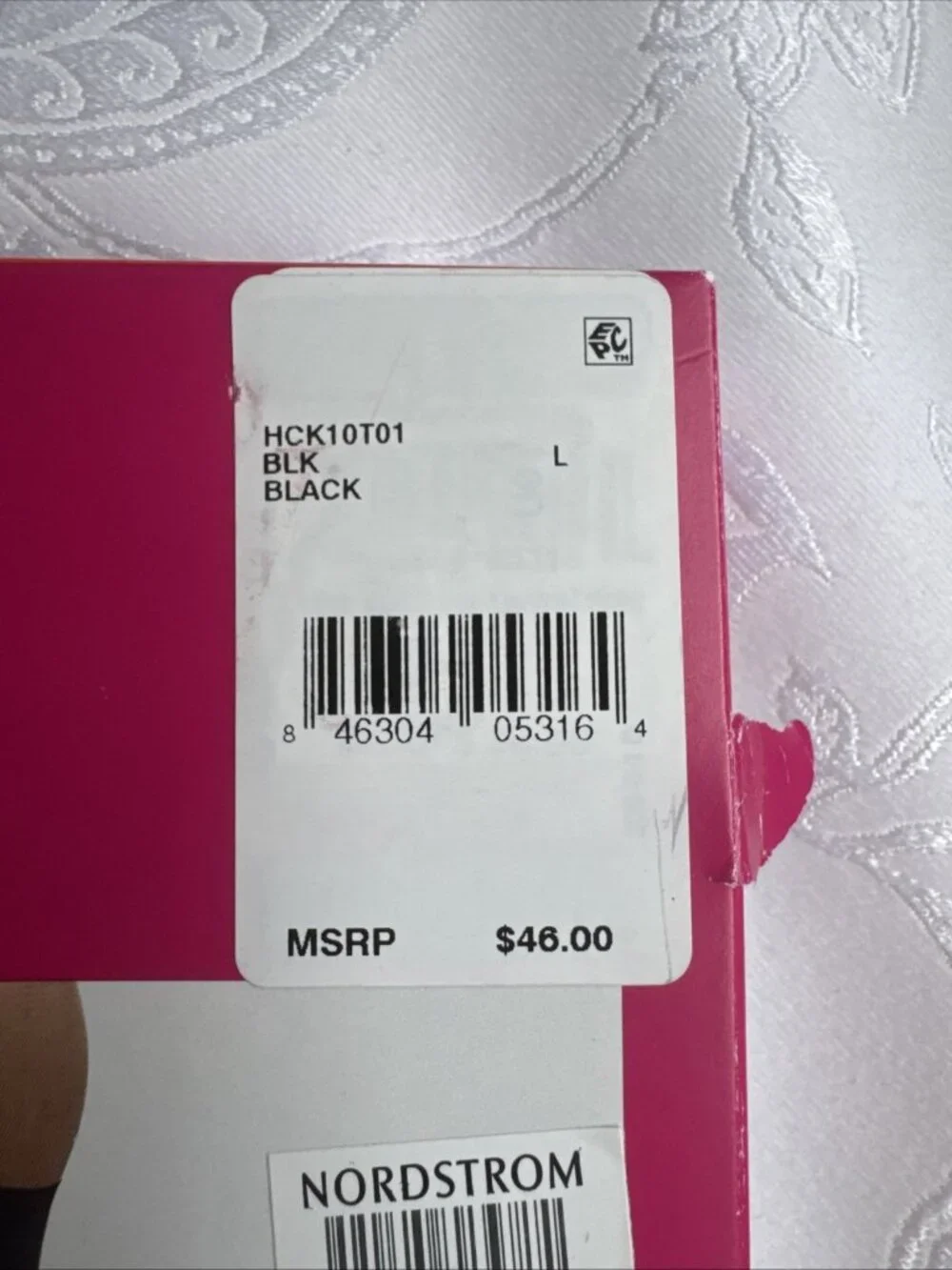 Commando Black SZ L The Essential Sheer Control Tights HK10T01 Nordstrom NEW